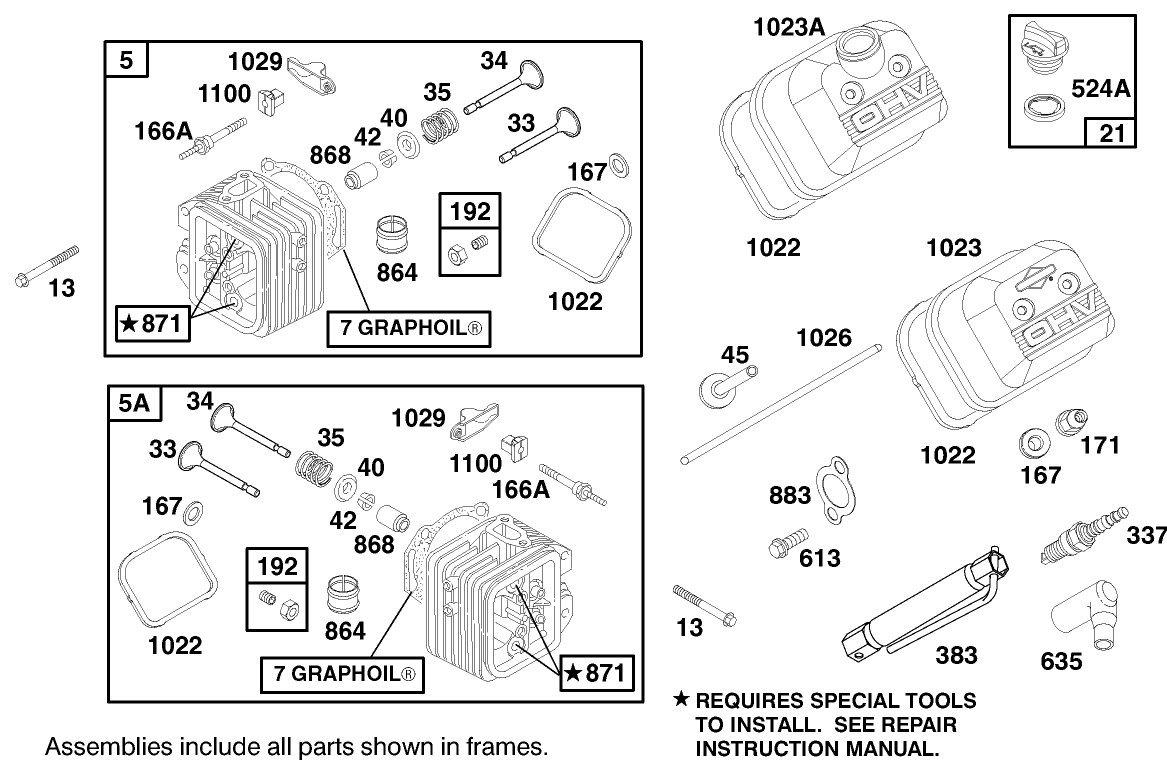 Engine Briggs & Stratton Model 303447-1179-A1