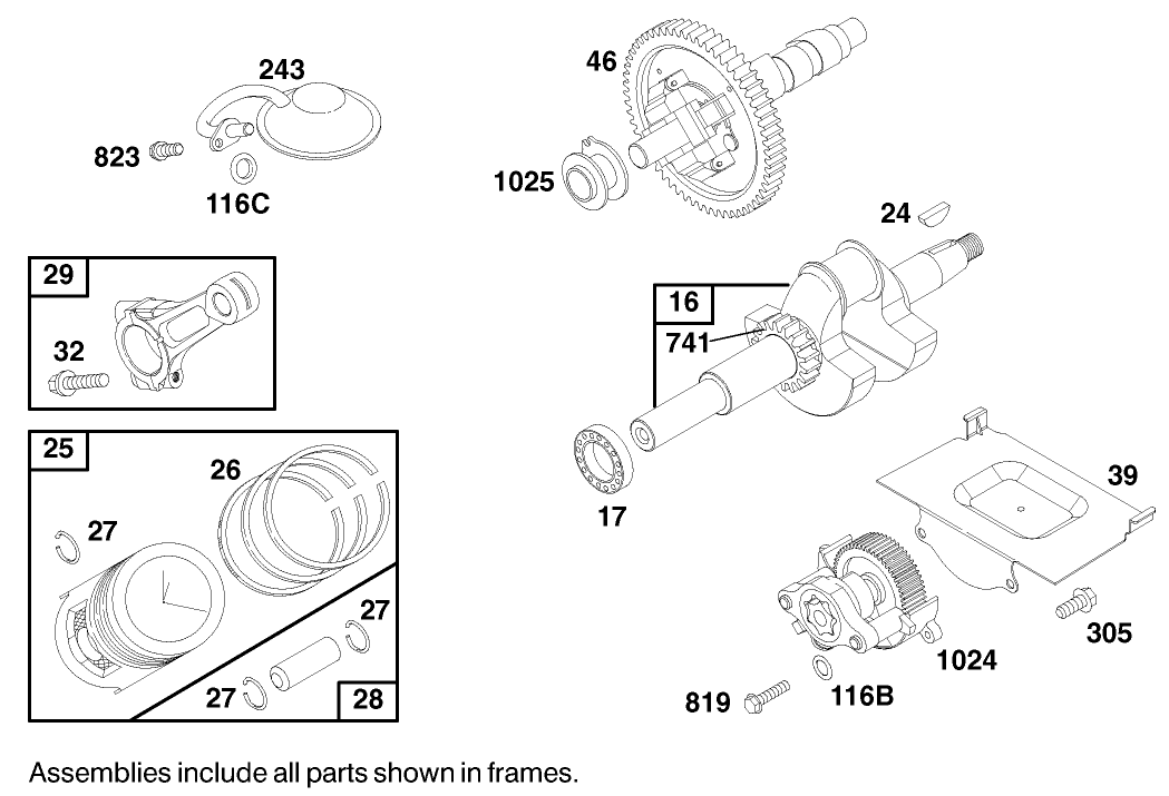 Engine Briggs & Stratton Model 303447-1179-A1
