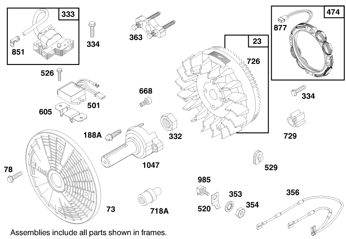 Engine Briggs & Stratton Model 303447-1179-A1