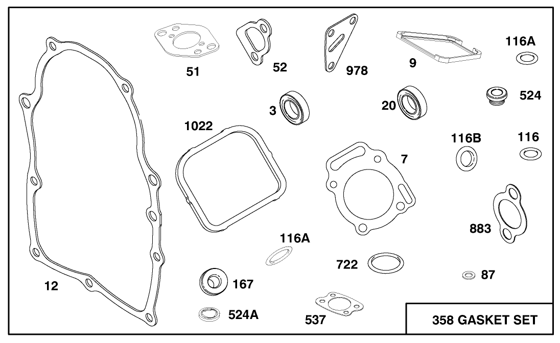 Engine Briggs & Stratton Model 303447-1179-A1