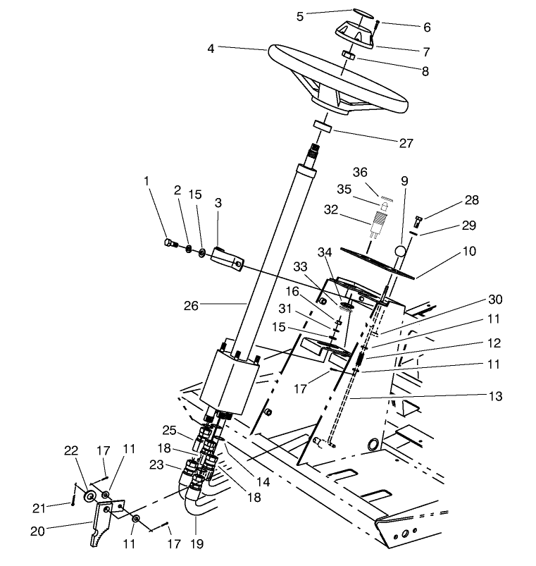 Steering Tower Assembly