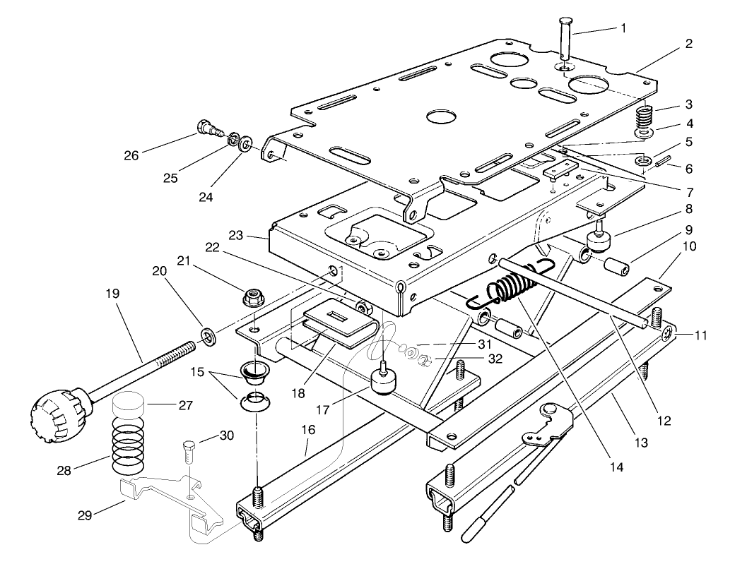 Seat Suspension Assembly
