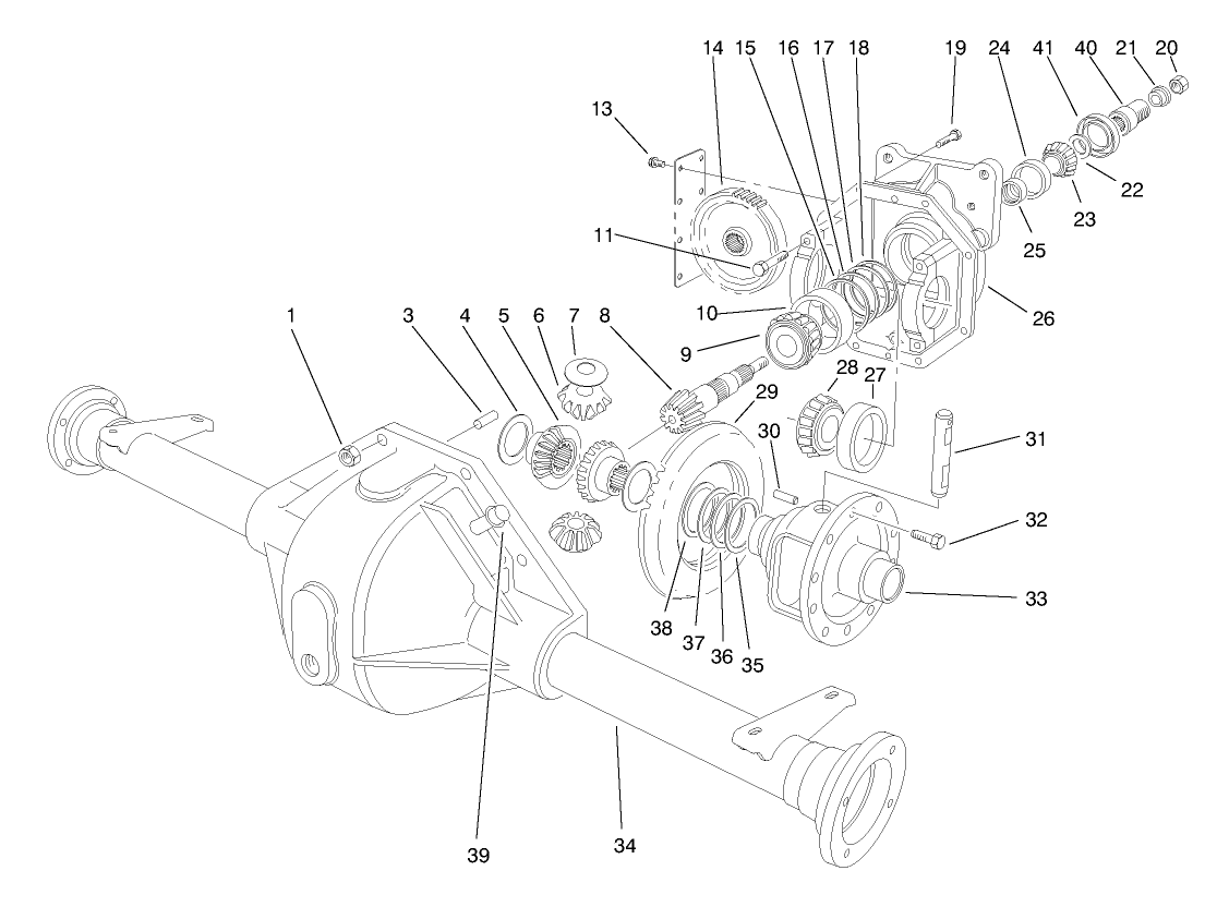 Front Axle Assembly No. 94-6933