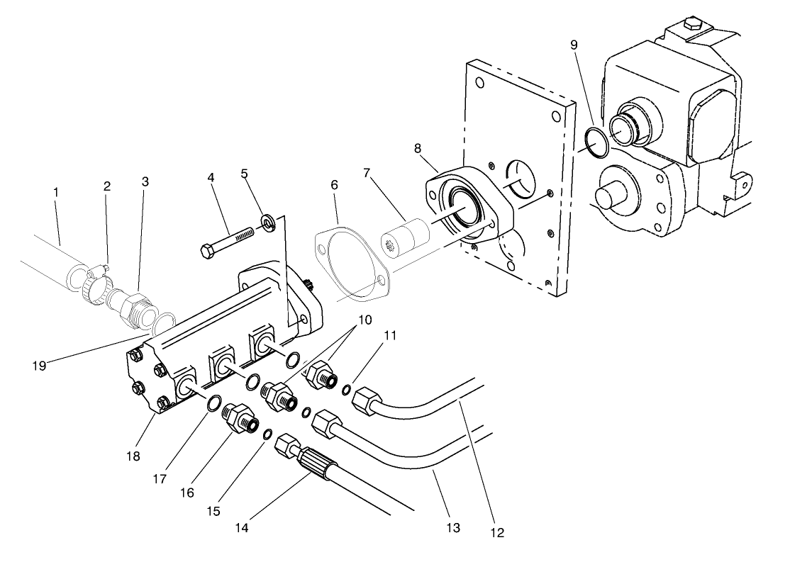 Gear Pump Installation Assembly