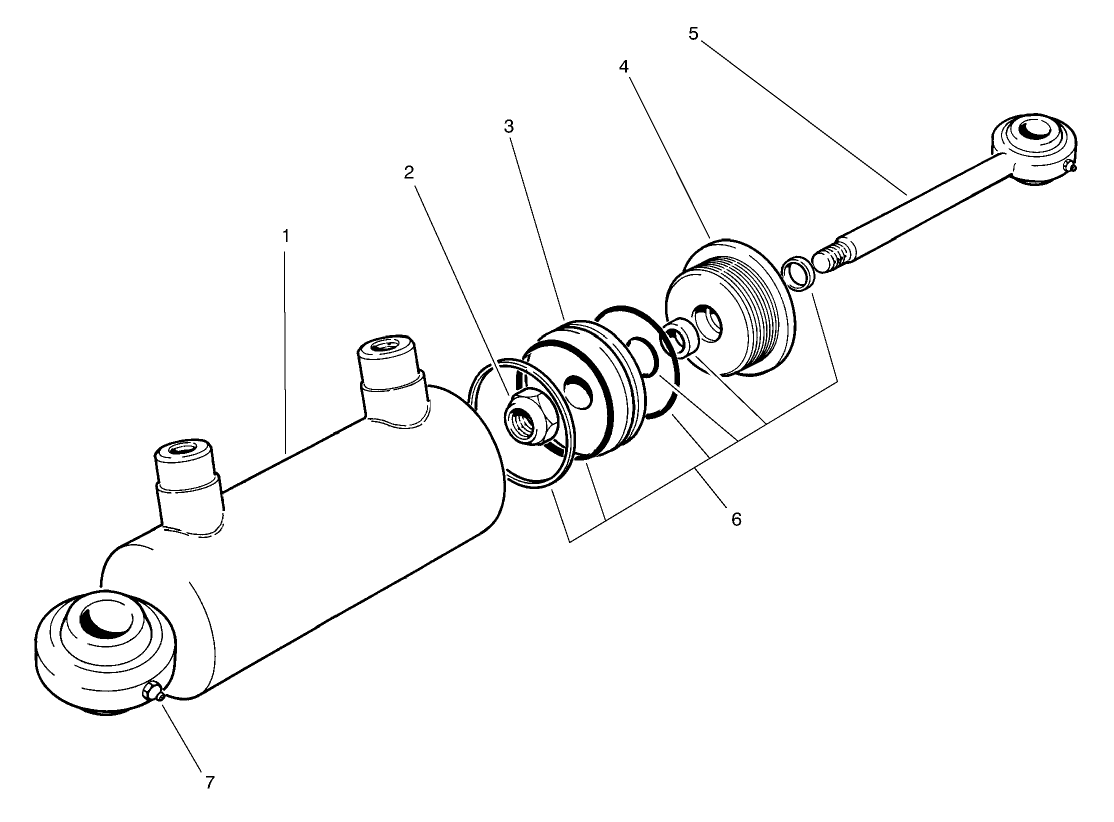 Hydraulic Cylinder No. 75-1200