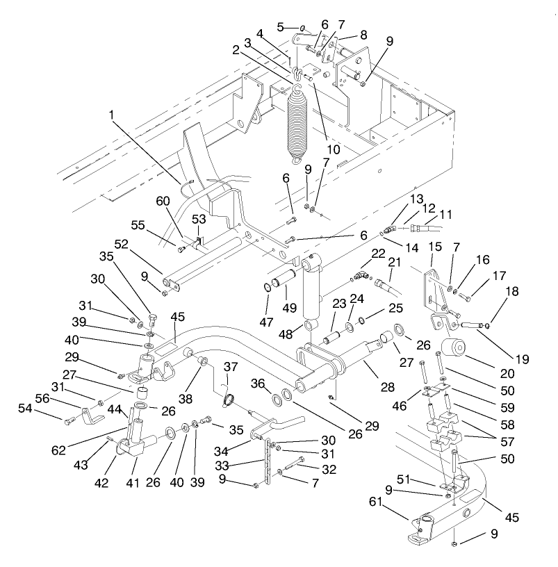 Rear Lift Arms Assembly