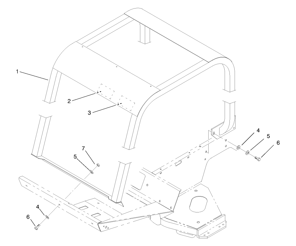 Roll Over Protection System (r.o.p.s.)(optional)