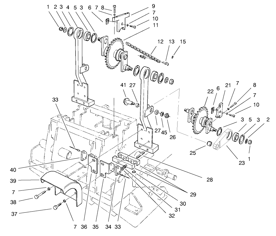 Tine Arm & Crank Assembly