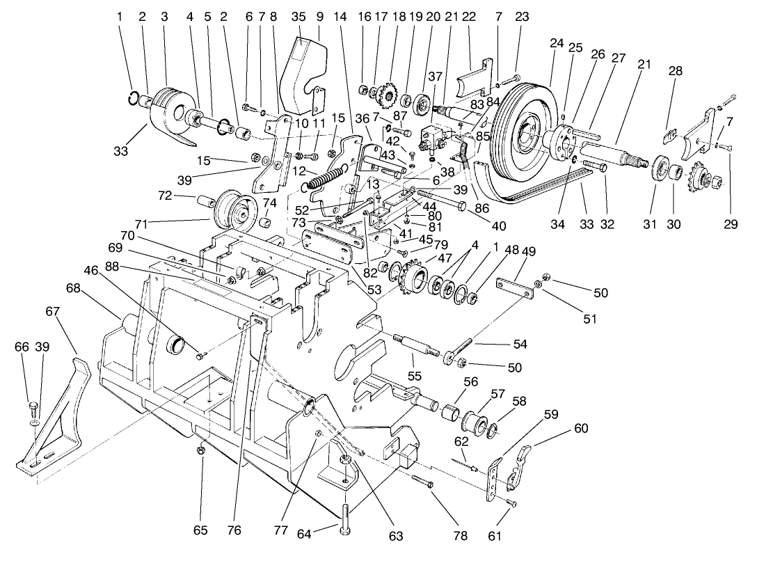 Coring Head Drive Assembly