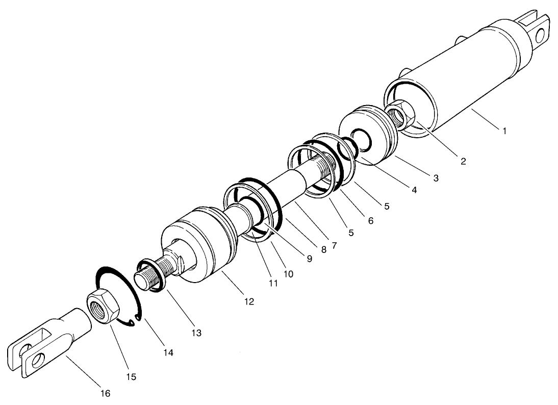 Hydraulic Cylinder Assembly No. 62-4660