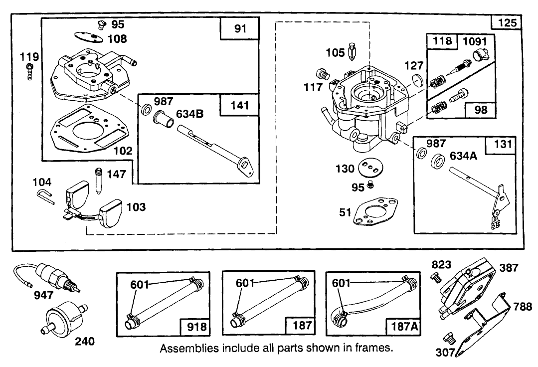 Engine Briggs & Stratton Model 303447-1233-A1