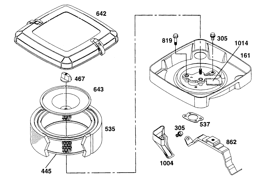 Engine Briggs & Stratton Model 303447-1233-A1