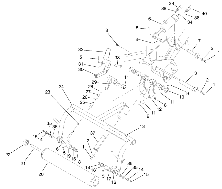 Pull Frame Assembly L.h.