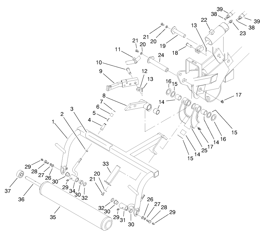 Pull Frame Assembly R.h.