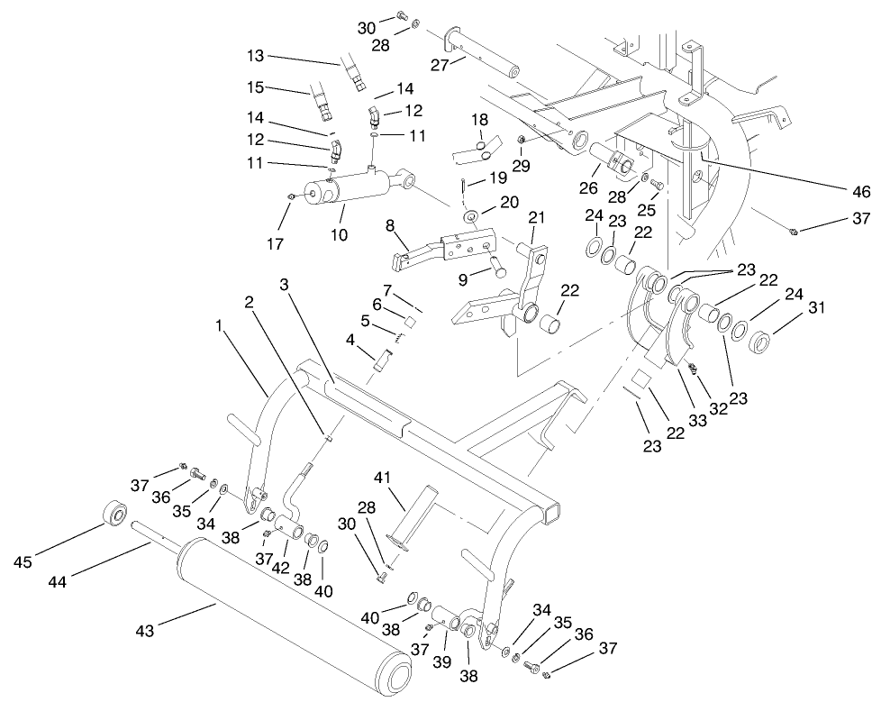 Pull Frame Assembly Rear