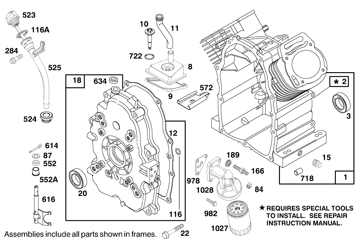 Engine Briggs & Stratton Model 303447-1179-A1