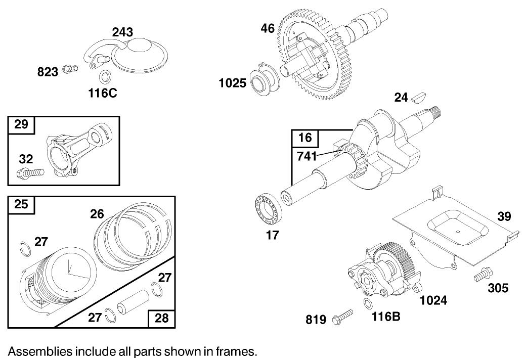 Engine Briggs & Stratton Model 303447-1179-A1
