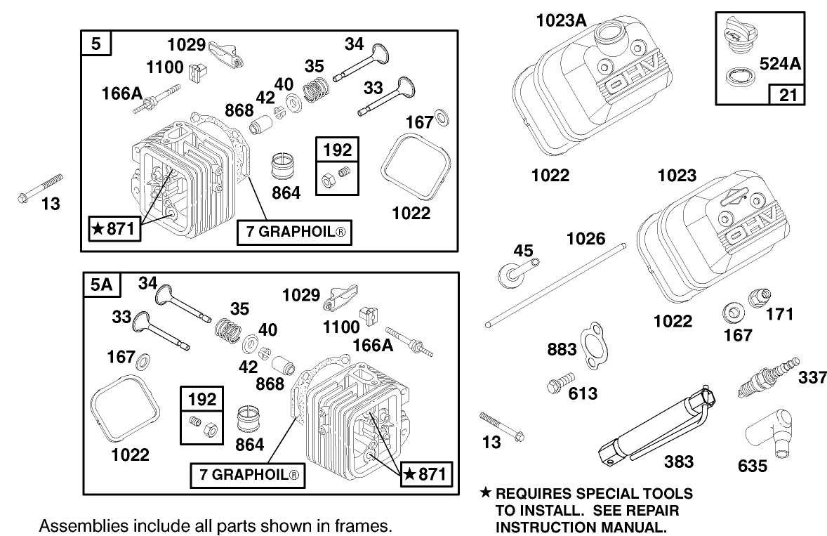 Engine Briggs & Stratton Model 303447-1179-A1