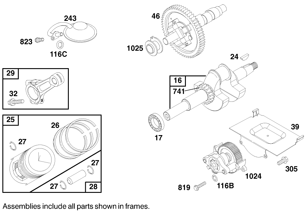 Engine Briggs & Stratton Model 303447-1179-A1