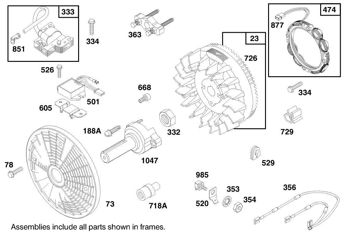 Engine Briggs & Stratton Model 303447-1179-A1