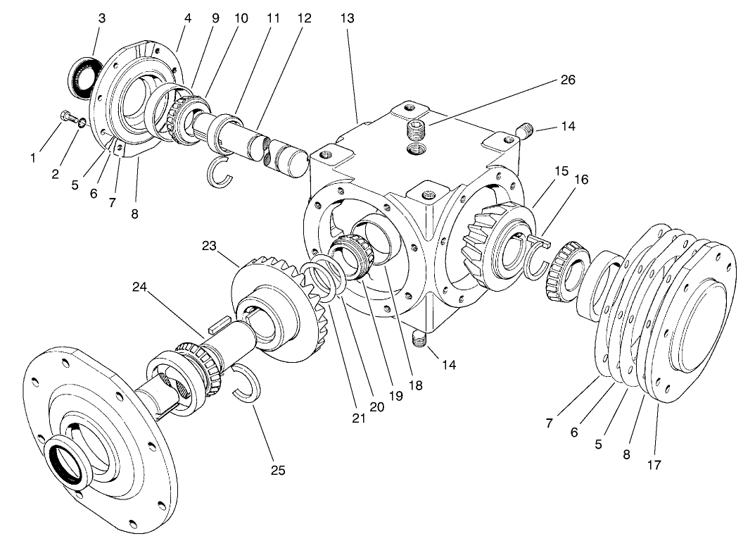 Gear Box Assembly (model No. 07052)