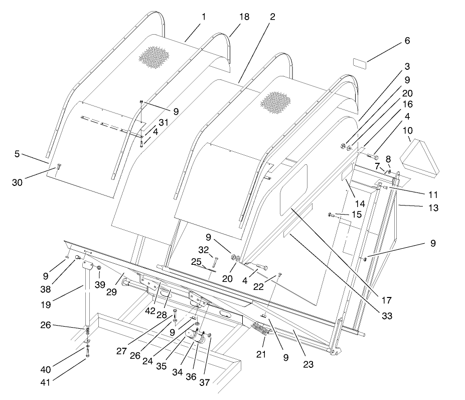 Hopper & Rear Tailgate