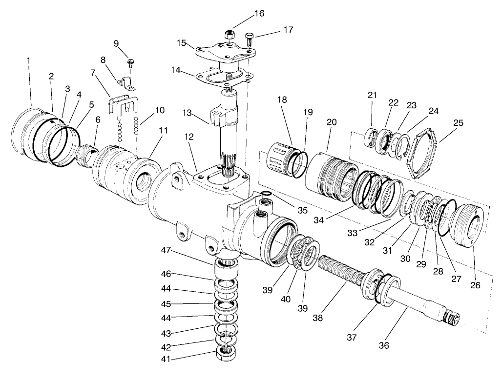 Steering Gear Assembly No. 87-1500