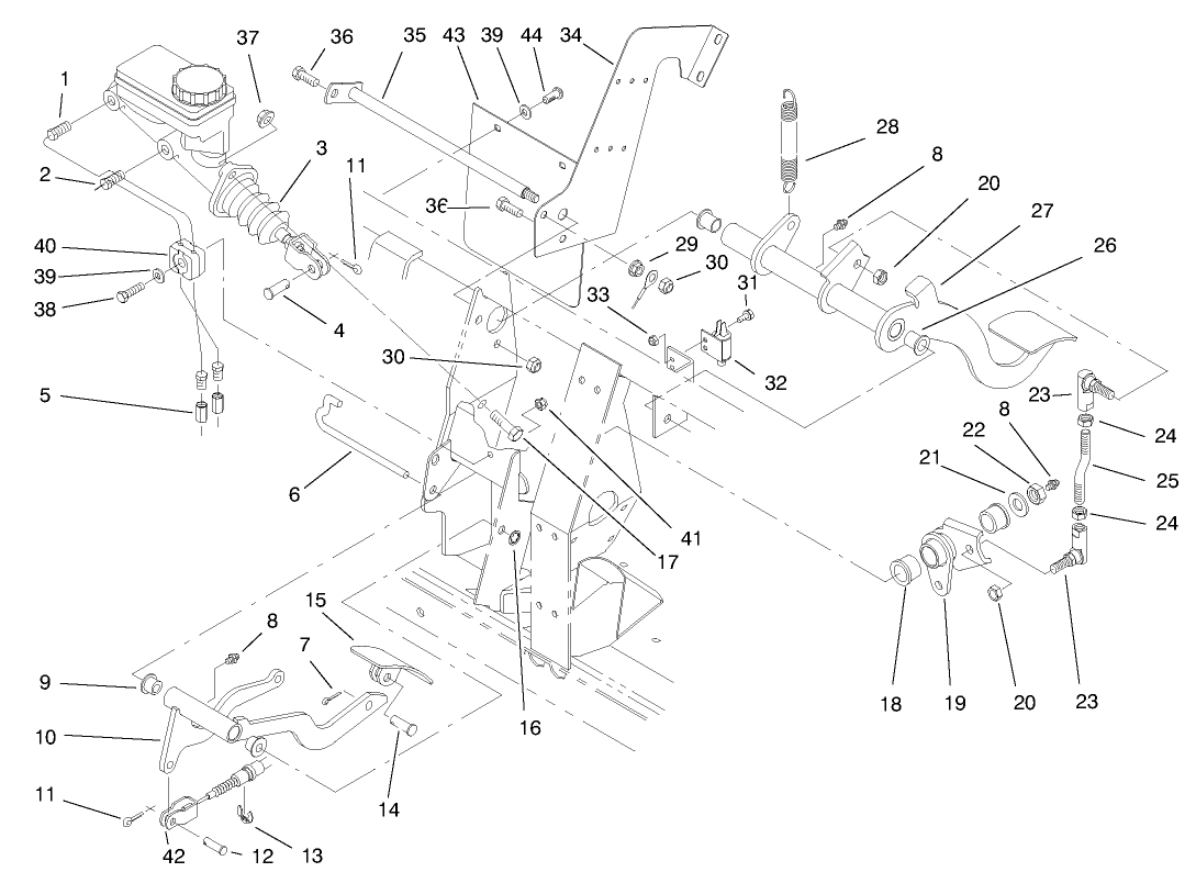 Brake & Accelerator Pedal Assembly