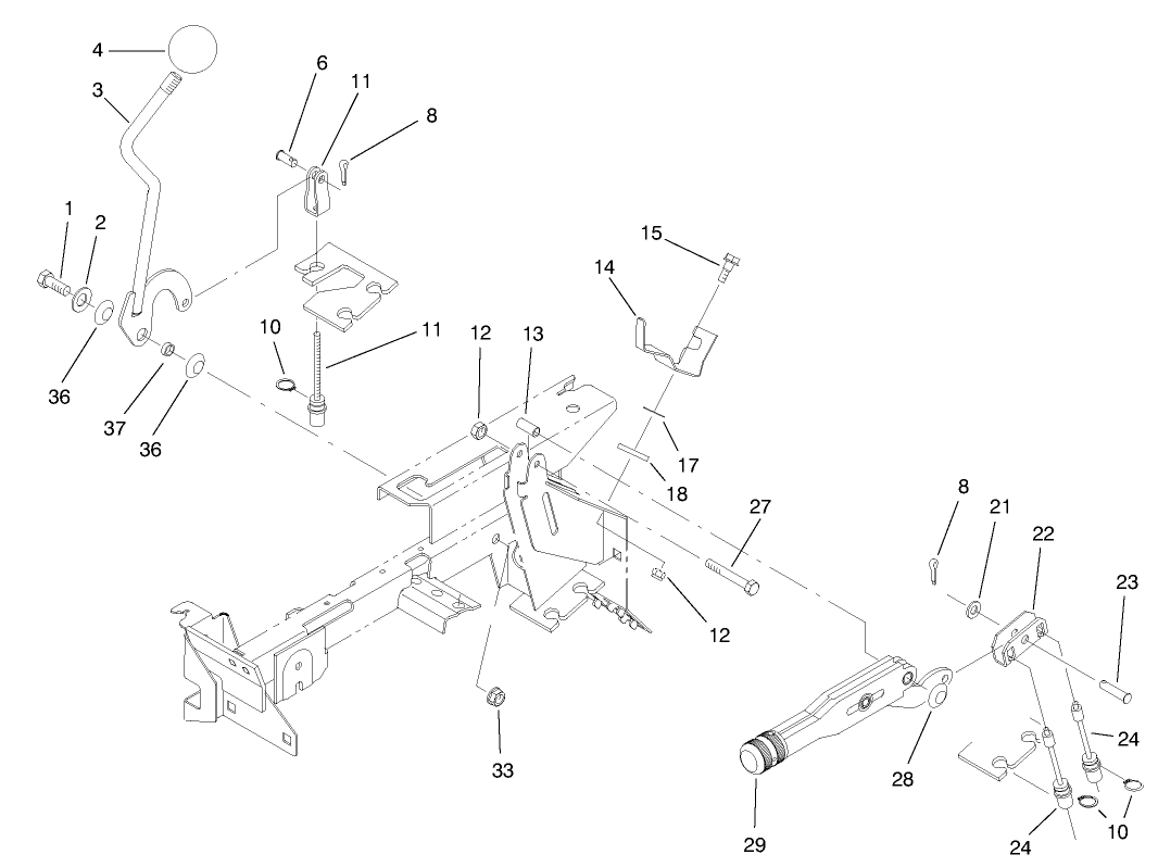 Differential Lock And Parking Brake Assemblies