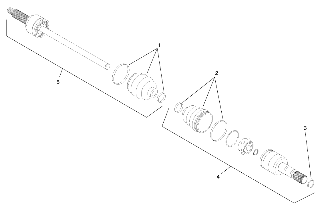 Constant Velocity (cv) Joint Assembly No. 93-7078
