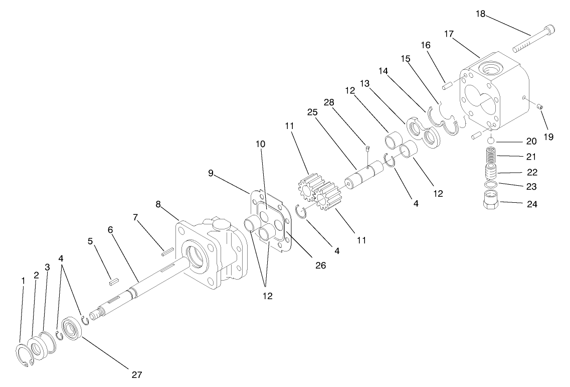 Hydraulic Pump Assembly No. 87-5700