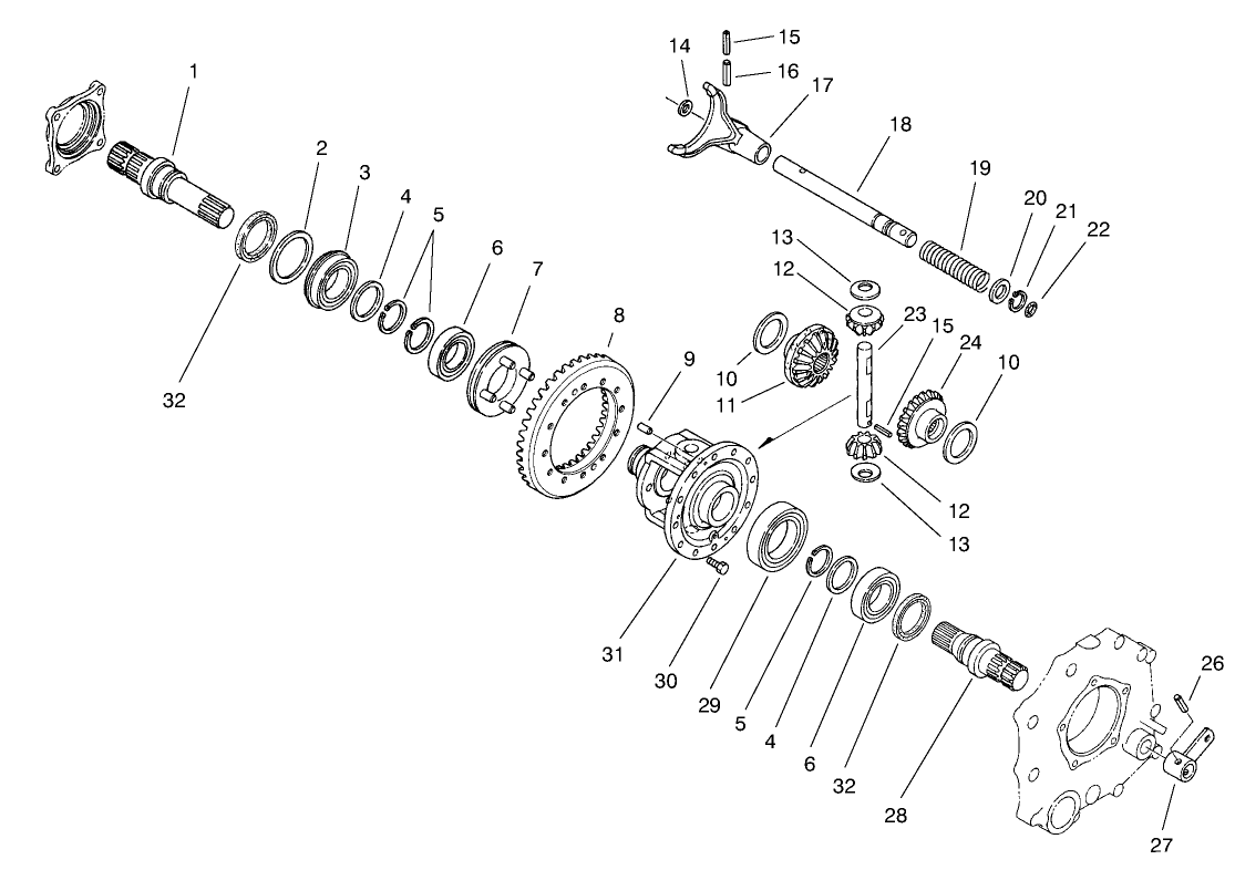Differential Gear Assembly