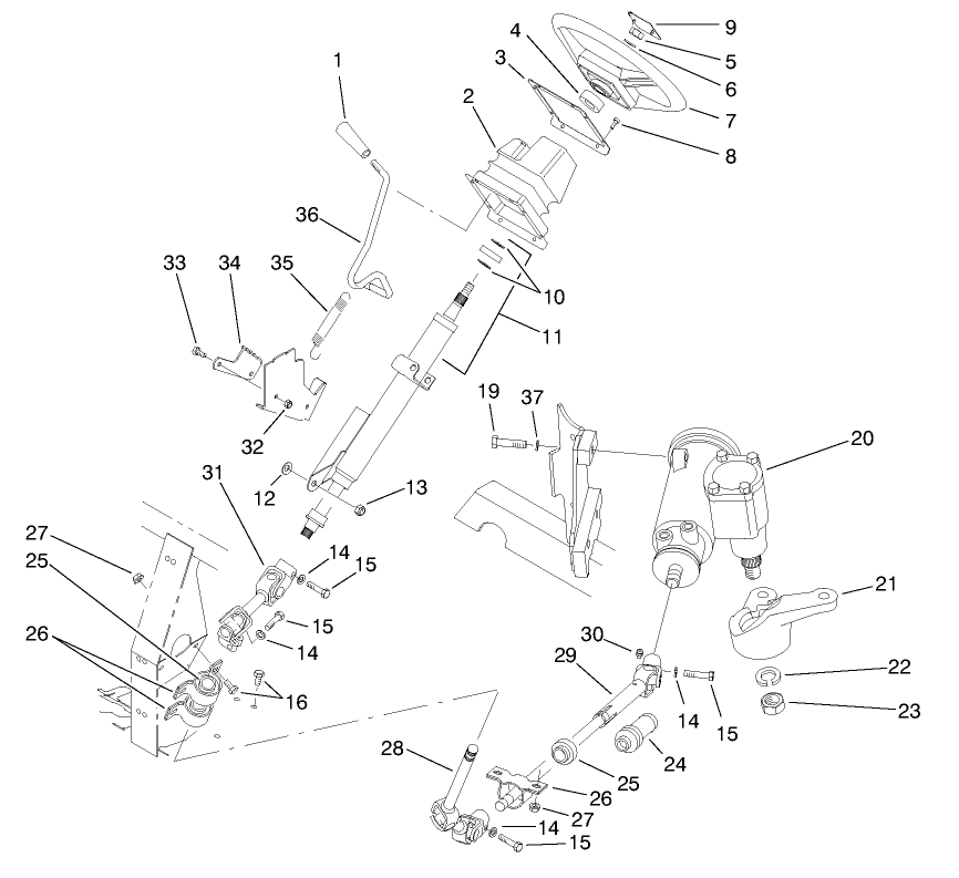 Steering Linkage Assembly