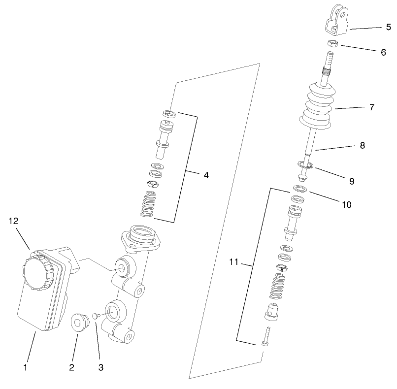 Master Brake Cylinder No. 94-3800