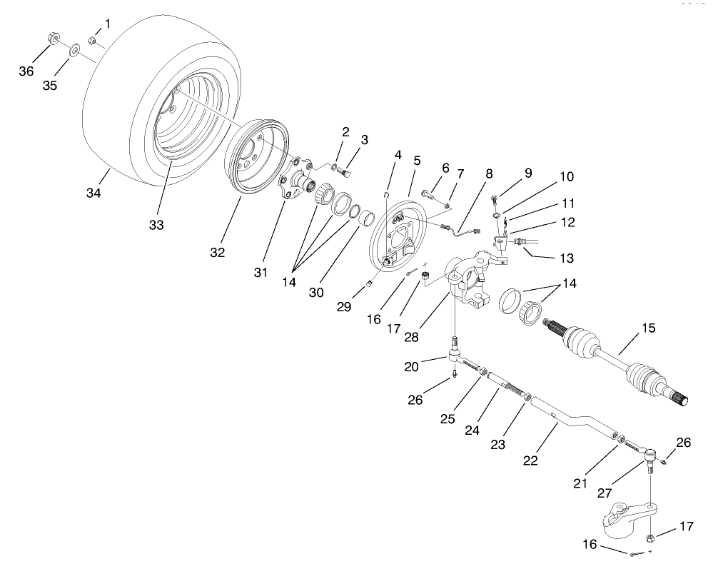 Front Wheel Assembly