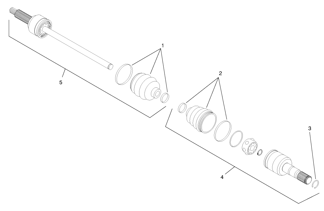 Constant Velocity (cv) Joint Assembly No. 93-7078