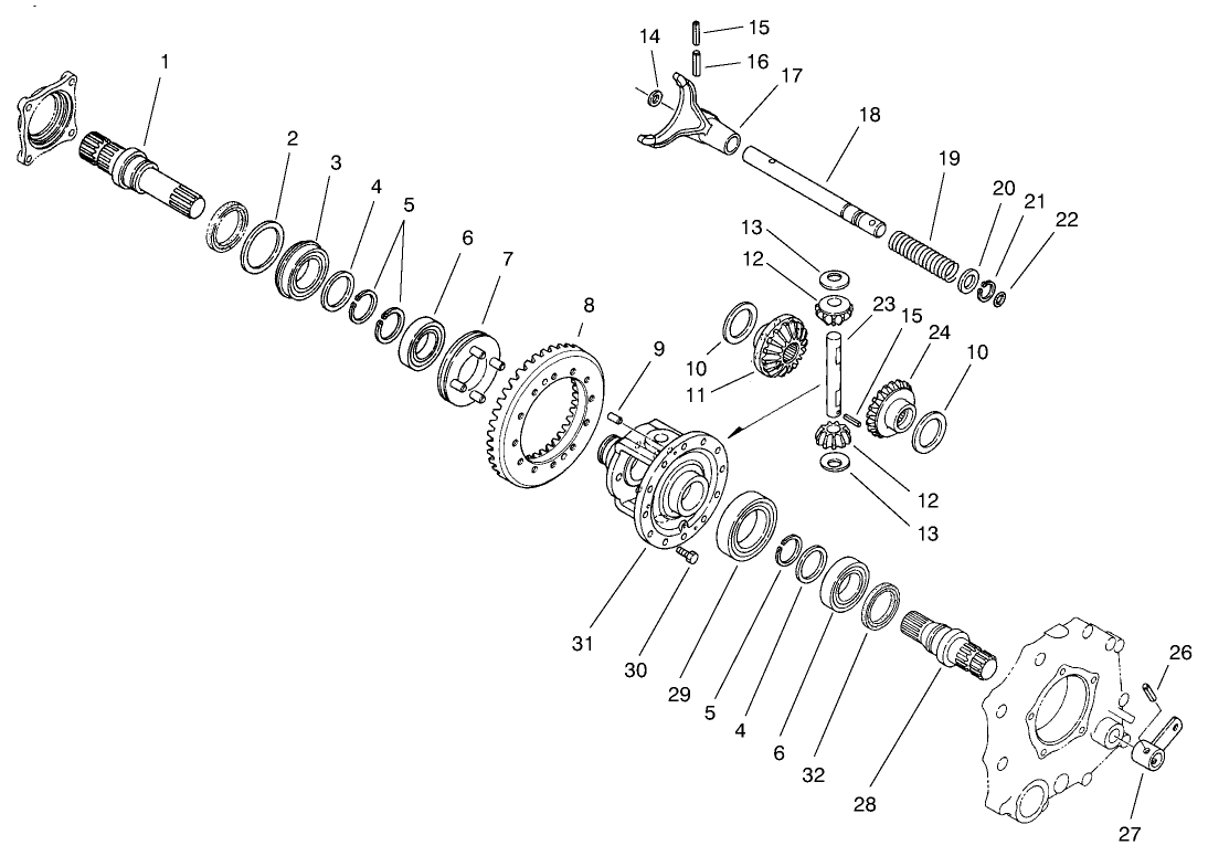 Differential Gear Assembly