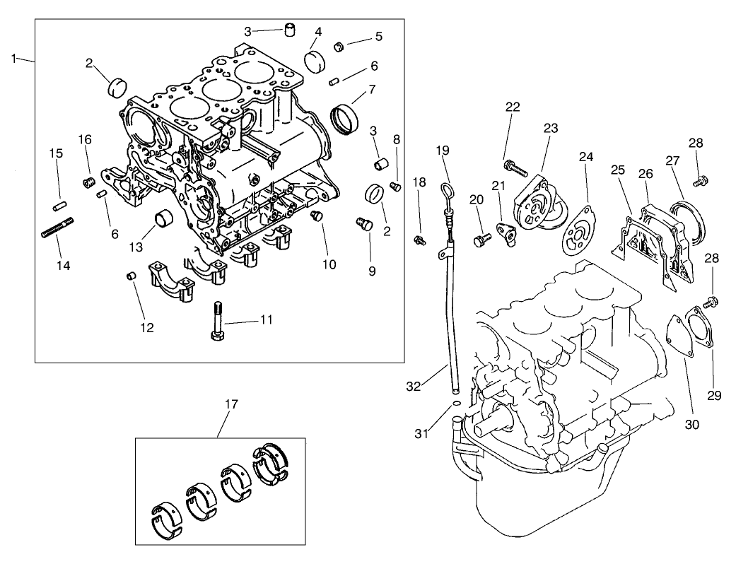 Cylinder Bloc Assembly