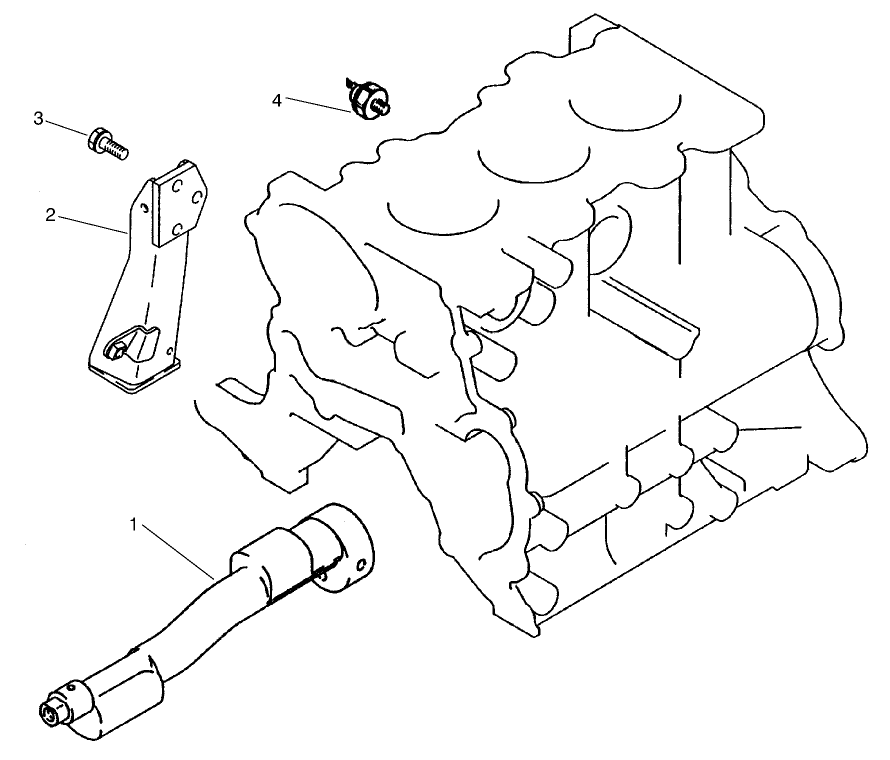 Balancer & Oil Pressure Switch & Engine Mount