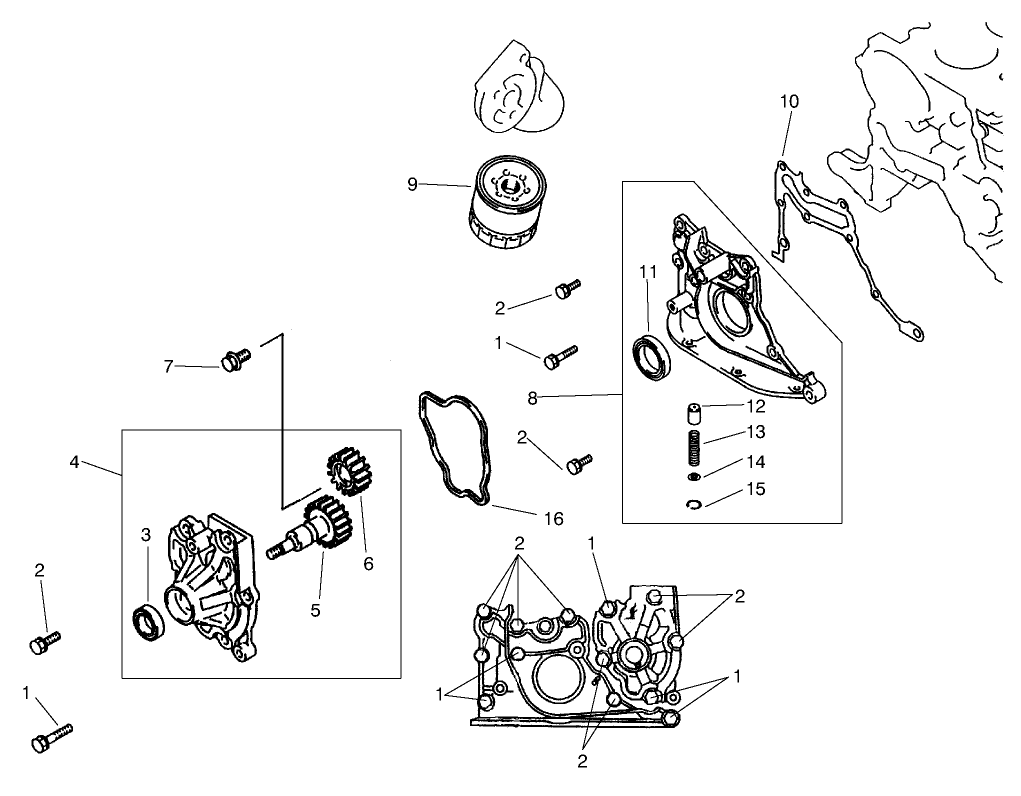 Oil Pump & Filter Assembly