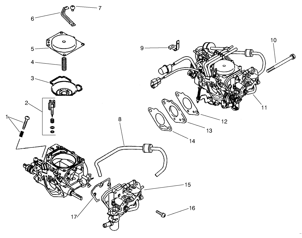 Carburetor Installation Assembly