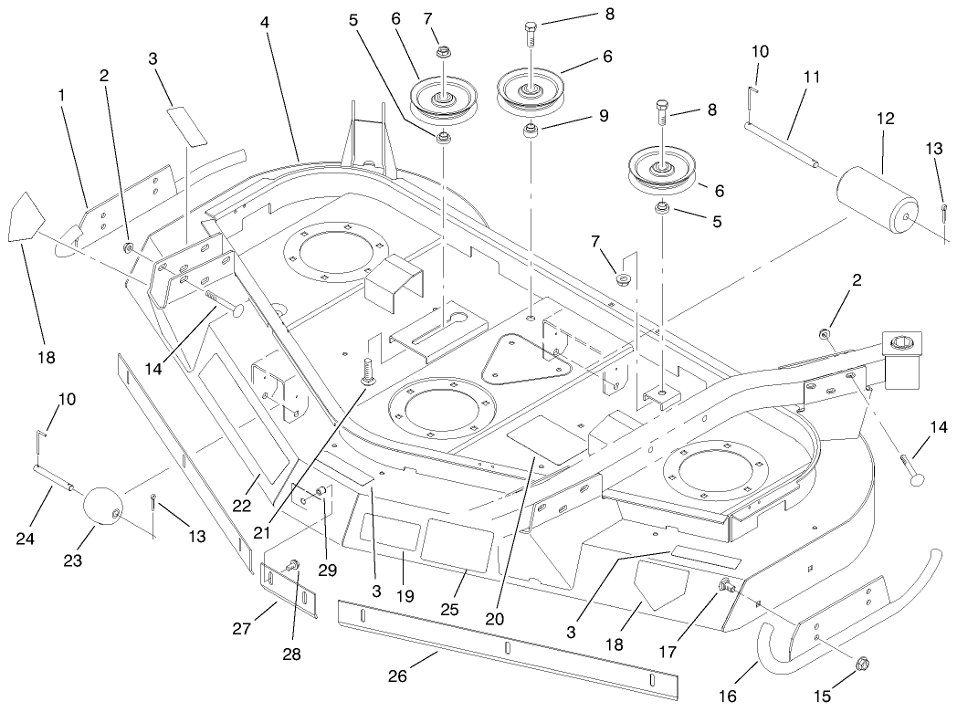 Housing & Idlers Assembly