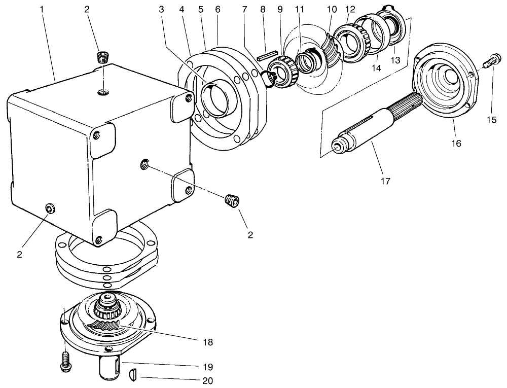Gear Box Assembly No. 68-6810