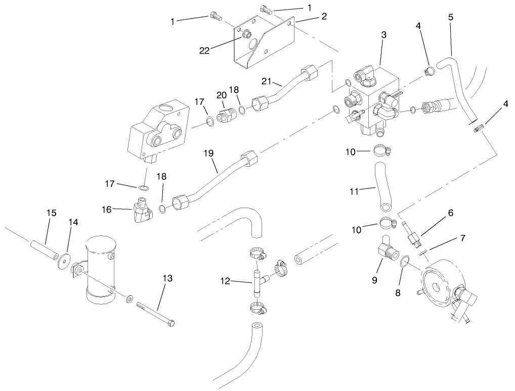 Counterbalance Manifold Installation Assembly