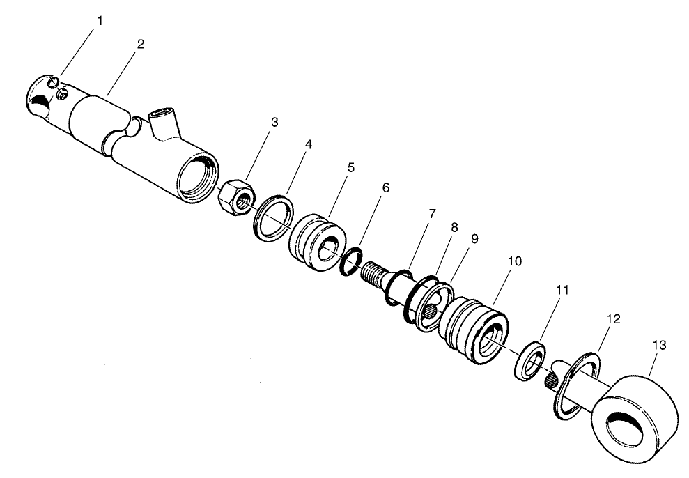 Hydraulic Cylinder Assembly No. 83-7000