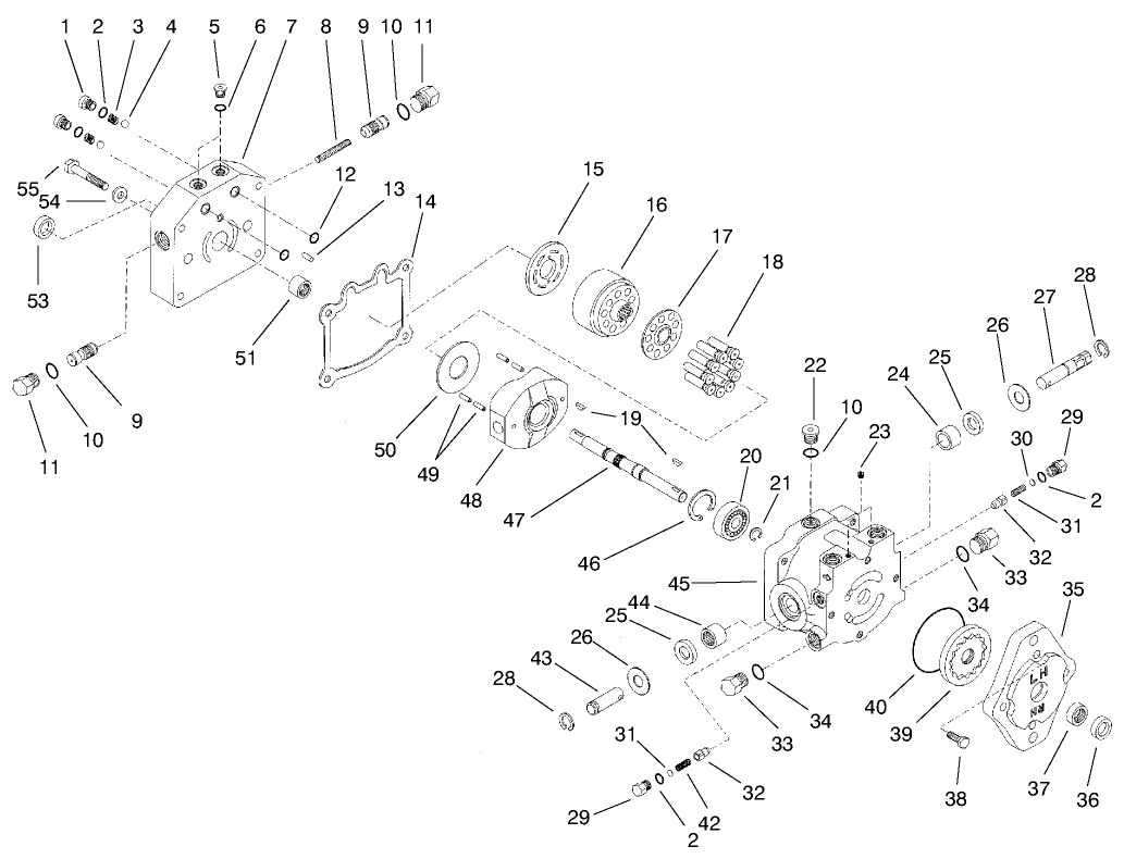 Hydraulic Pump Assembly No. 95-0587