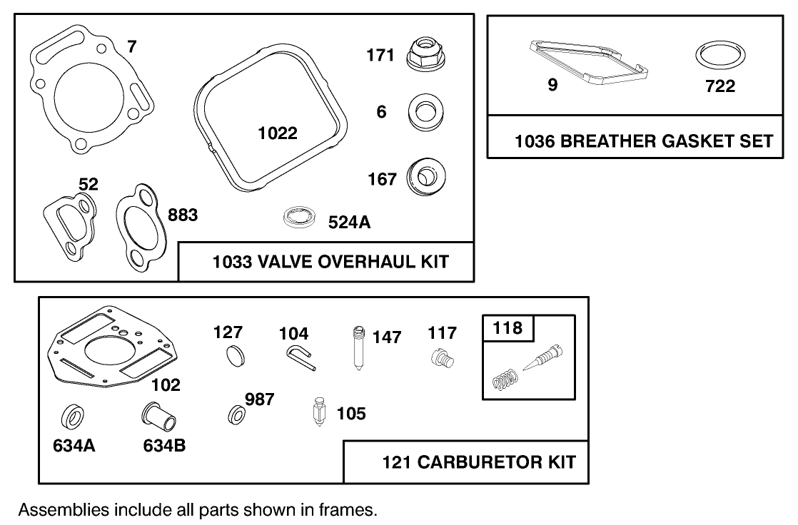 Engine Briggs & Stratton Model 303447-0480-01
