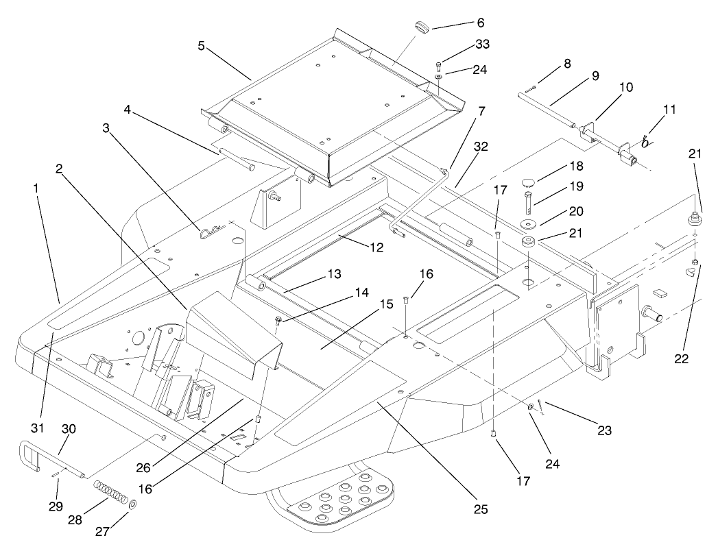 Front Frame and Seat Base Assembly