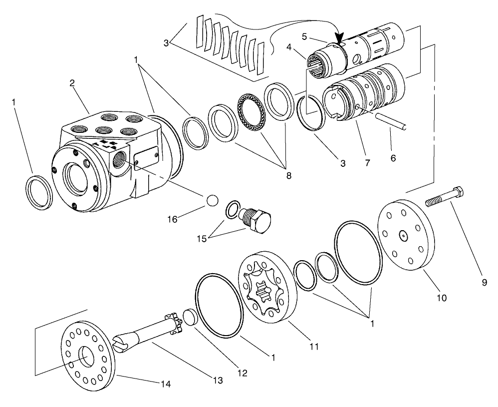 Steering Control Valve Assembly No. 93-5165
