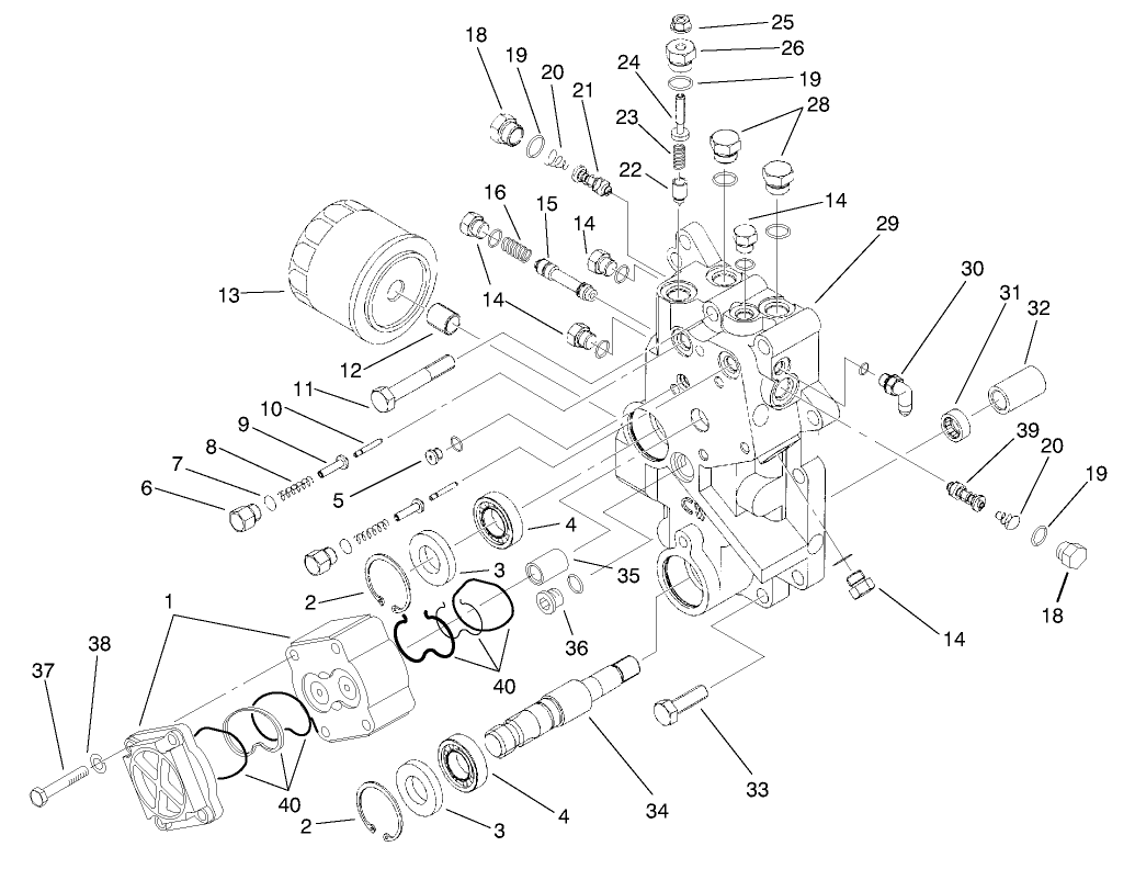Front Axle Center Section Assembly